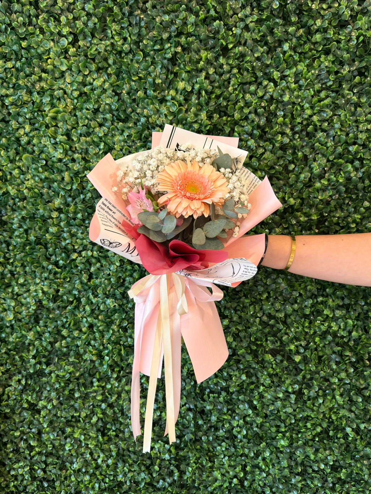 Ramalhete Sui�a - G�rbera Rosa
